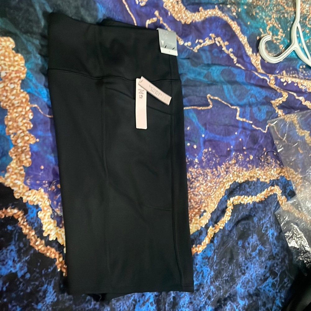 High rise pocket bike shorts Victoria’s secret size 14